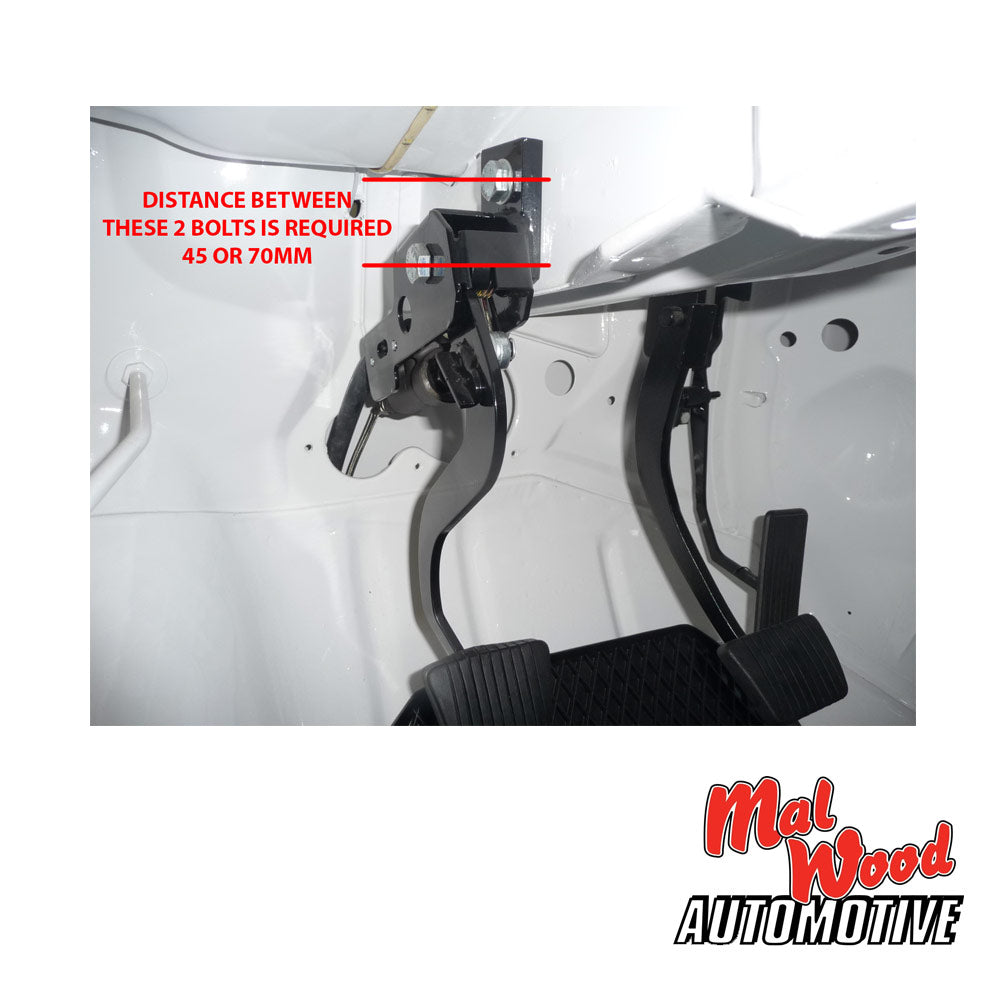 Underdash Hydraulic Clutch Pedal Assembly - Holden HQ-WB