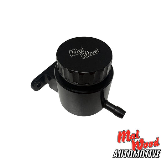 Black Anodised Billet Alloy Clutch Fluid Reservoir - Horizontal Outlet