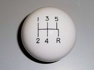 TREMEC 5 Speed Gearstick Knob - White - Metric | Mal Wood Automotive